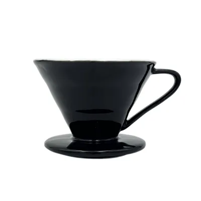 Driper V60 na filtrovanie kávy - black